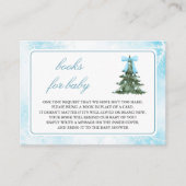 『ベイビー イッツ コールド アウトサイド』 ブルー ボウ 書籍リクエスト エンクロージャーカード (正面)