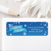 ベイビー・イッツ・コールド・アウトサイド 冬の住所ラベル ラベル (インサイチュ)