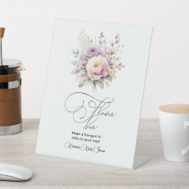 ベイビー・イン・ブルームの花束 台座サイン