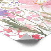 ベイビー イン ブルーム バタフライ ベイビー シャワー ウェルカム サイン (角)