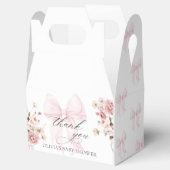 ベイビー イン ブルーム ピンク リボン ベイビー シャワー フェイバー ボックス (オープン)