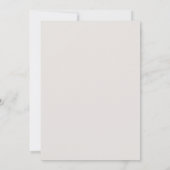 ベイビー・イン・ブルーム ワイルドフラワー・ウォーターカラー ベビーシャワー 招待状 (裏面)