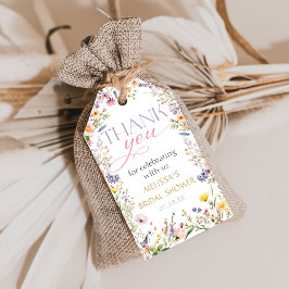 ベイビー イン ブルーム ワイルドフラワー ベイビー シャワー ギフト タグ