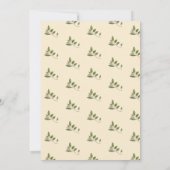 ベイビー・イン・ブルーム | 水彩 ベイビーシャワーの招待状 招待状 (裏面)