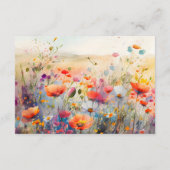 ベイビー・イン・ブルーム | 赤ちゃんのための春の花の絵本 エンクロージャーカード (裏面)