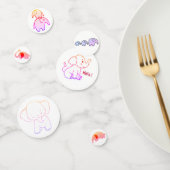 ベイビー エレファント テーブル コンフェッティ (グループ)