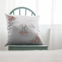 ベイビー エレファント ボホ チック ウォーターカラー