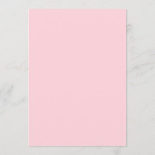 ベイビー オン ボード ピンク ボーホー ビーチ ベイビー シャワー 招待状 (裏面)