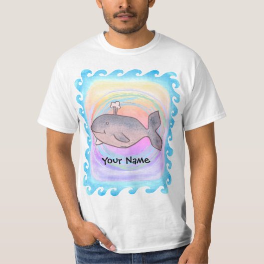 ベイビー+クジラTシャツ Tシャツ (正面)