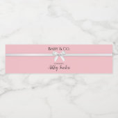 ベイビー＆コー ブライダルシャワーの水ボトルラベル ペットボトルラベル (シングルラベル)