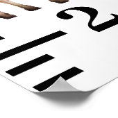 ベイビー サファリ ジャングル どうぶつ ポスター (角)