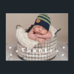 ベイビー サンクス フォト ポストカード<br><div class="desc">赤ちゃんへのプレゼントに感謝のポストカードを送ったり、ただ挨</div>