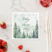 ベイビー・シャワー Baby it's Cold Outside スタンダードカクテルナプキン (インサイチュ)