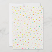 ベイビー スプリンクル 招待状 (裏面)