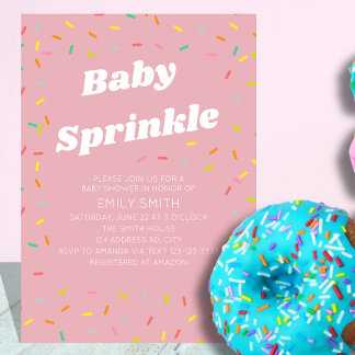 ベイビー スプリンクル 招待状