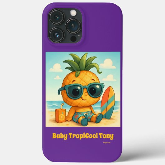 ベイビー・トロピクール・トニー - パイナップル・エンパイア Case-Mate iPhoneケース (裏面)