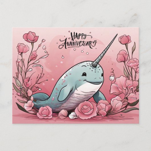 ベイビー ナルワルの記念日 ポストカード (正面)