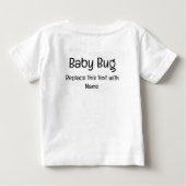 ベイビー・バグR ベビーTシャツ (裏面)