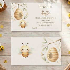 ベイビー・ビーおむつラッフル・カード He or She エンクロージャーカード