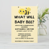 ベイビー・ビーの性別発表 招待状 (スタンド正面)