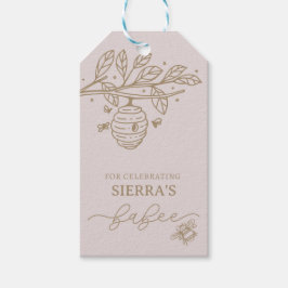 ベイビー、ビー招待状、ビーテーマベイビーシャワー、 ギフトタグ