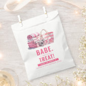 ベイビー…ピンクプールガール誕生日ありがとう フェイバーバッグ (クリップ留めされた状態)