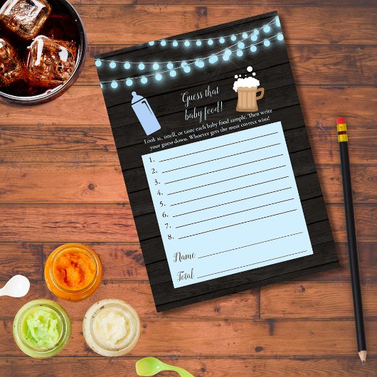 ベイビー ブルーワーズ ゲス ザ ベイビーフード シャワー ゲーム 招待状