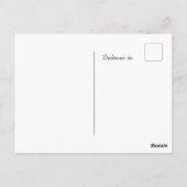 ベイビー・ブルー 出産報告 感謝ハガキ ポストカード (裏面)