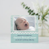 ベイビー ボーイ ベイビーのお知らせです 案内状 (スタンド正面)