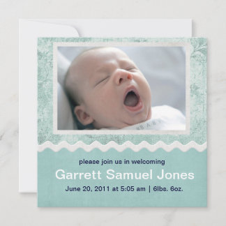 ベイビー ボーイ ベイビーのお知らせです 案内状