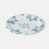 ベイビー ボーイ ペーパープレート (アングル)