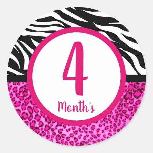 ベイビー マンスリー ステッカー (正面)