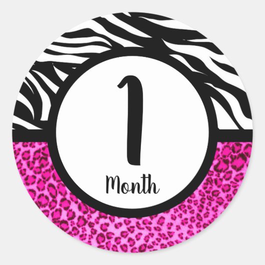 ベイビー マンスリー ステッカー (正面)