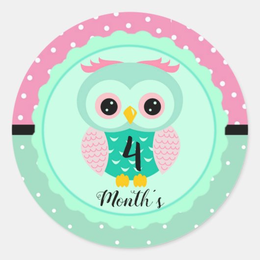 ベイビー マンスリー ステッカー (正面)