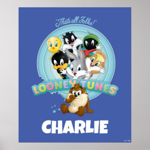 ベイビー ルーニー・テューンズ™ ロゴ That's All Folks ポスター