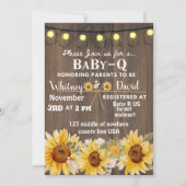 ベイビーQ招待状 招待状 (正面)