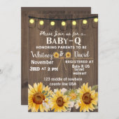 ベイビーQ招待状 招待状 (正面/裏面)