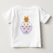 ベイビーTシャツ猫 ベビーTシャツ (裏面)