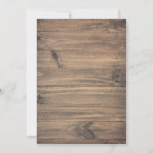 ベイビ素朴ス·ブレス·メイソン·ジャー·ラ結婚イツズ 招待状 (裏面)