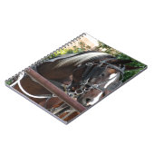 ベイピントアミッシュ乳母車ホース ノートブック (左側)