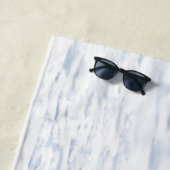 ベイピントジプシー荷車を引くヴァンナーホース雪 ビーチタオル (インサイチュ)