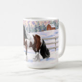 ベイピントブラウンスケウバルジプシーバンナーティンカーホース コーヒーマグカップ (正面右)