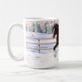 ベイピントブラウンスケウバルジプシーバンナーティンカーホース コーヒーマグカップ (左)