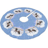 ベイピントブラウンスケウバルジプシーバンナーティンカーホース ブラッシュドポリエステルツリースカート (アングル)