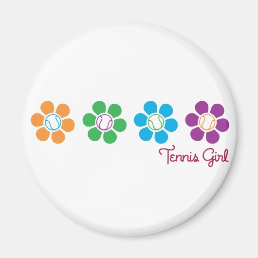 ベイフラワーテニス マグネット (正面)