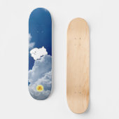 ベイブオンスケイトークラウドシリーズーいぬ スケートボード (正面)