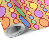 ベイブビーズブライトレッド ラッピングペーパー (ロールコーナー)