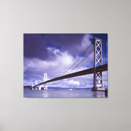 ベイブリッジサンフランシスコ、Ca-Stretted Canvas Print キャンバスプリント