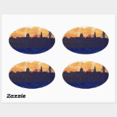 ベイブリッジ 楕円形シール (シート)