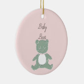 ベイベアーガールデコレーション セラミックオーナメント (右)